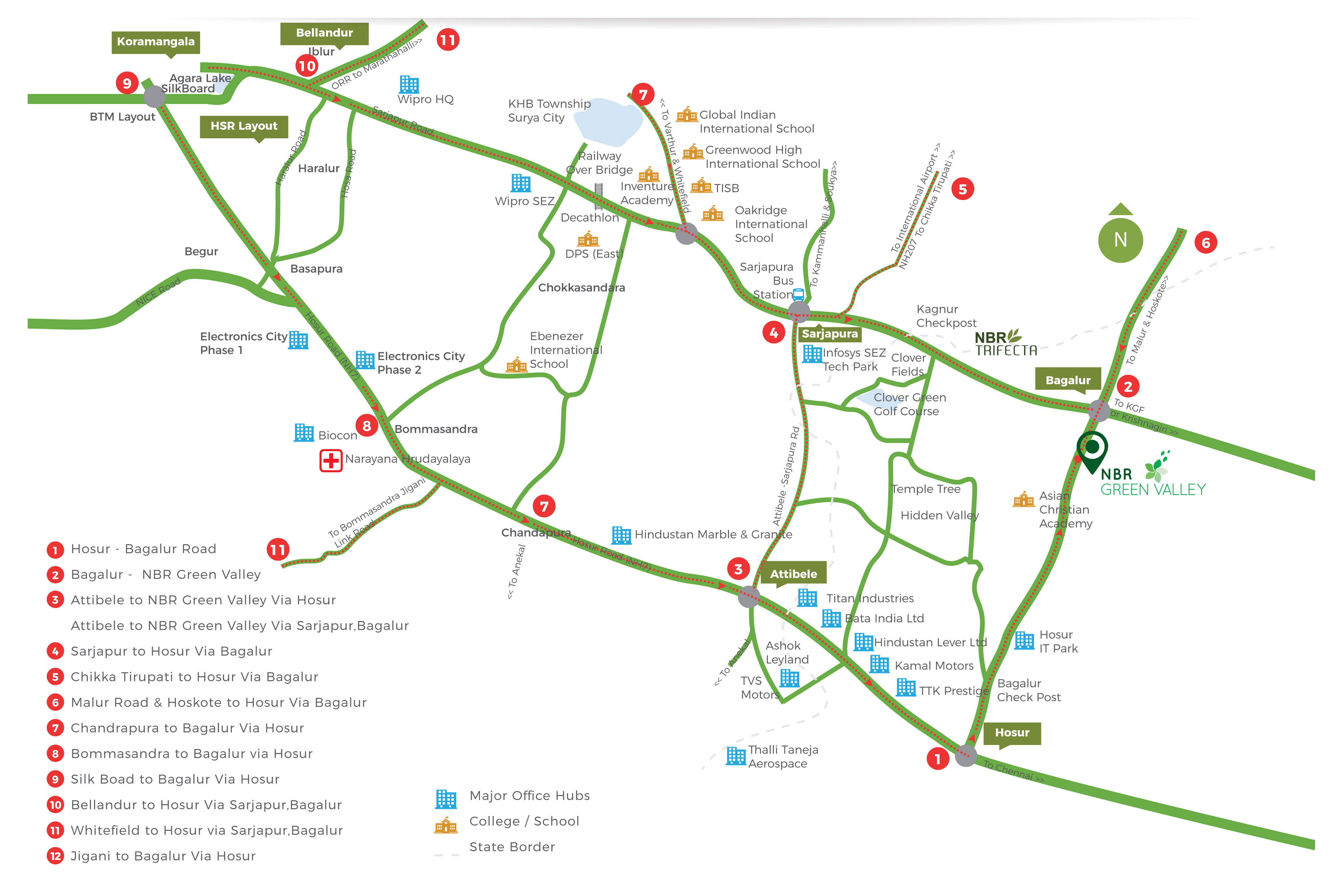 green valley Location Map